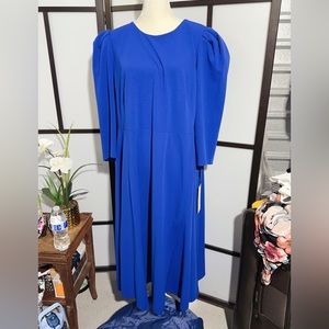 Calvin Klein size 20w; 22w Calvin Klein dress Long Sleeve Blue